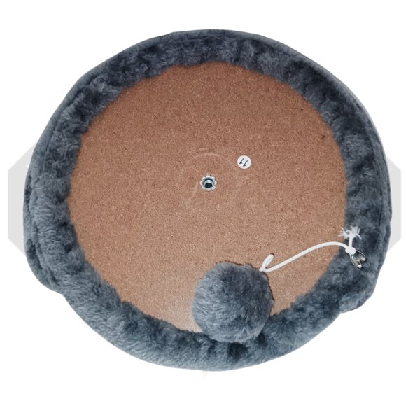 NWOT ~ Pet Cat Ear Gray Kitty Shelf Perch w/ Hanging Plush Bell Kitten Toy - Picture 4 of 12